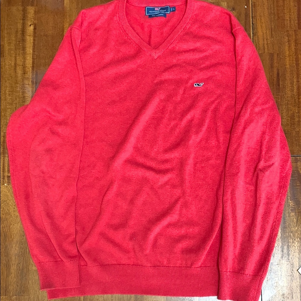 Vineyard Vines Men's Red Sweater
